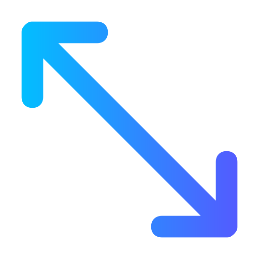 pijlen Generic gradient outline icoon