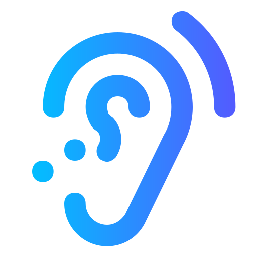 Assistive-listening-systems Generic gradient outline icon