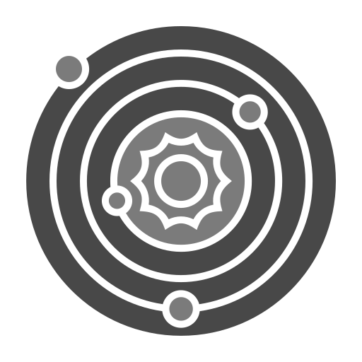 Солнечная система Generic Grey иконка
