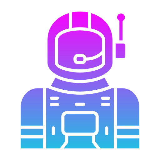 astronaut Generic Flat Gradient icoon