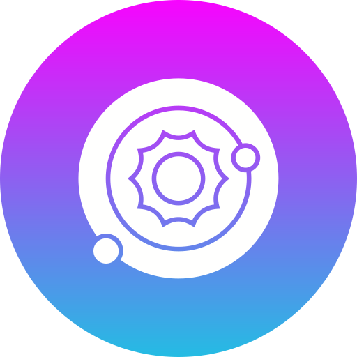 orbit Generic Flat Gradient icon