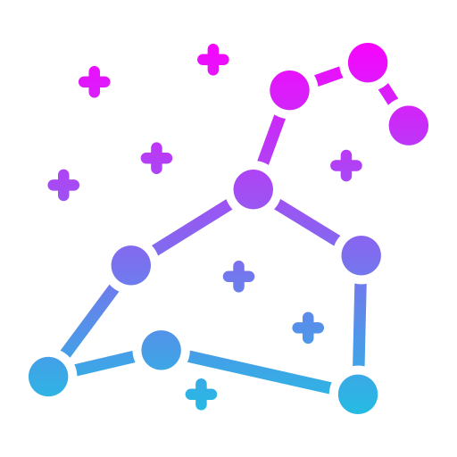 constellation Generic Flat Gradient Icône