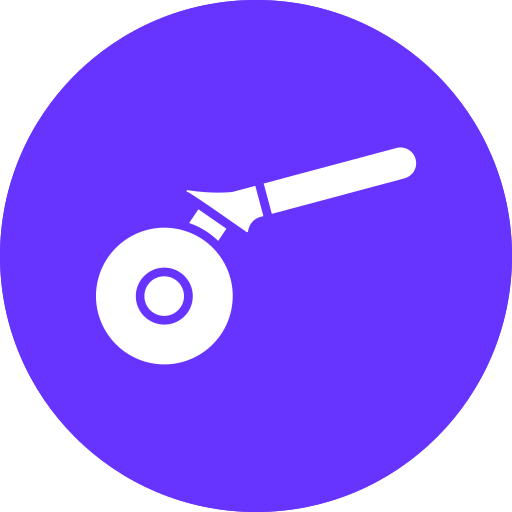 Pizza Cutter Generic Mixed icon