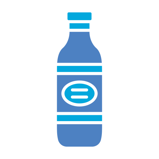 bouteille Generic Blue Icône