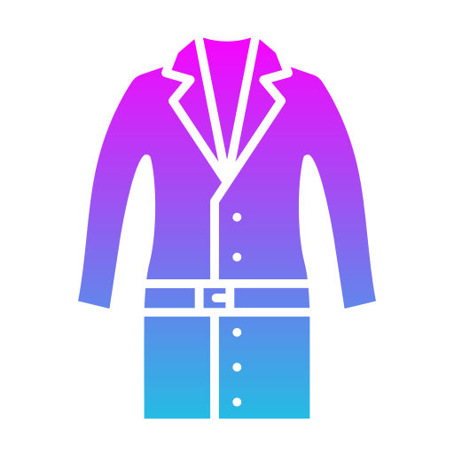 long manteau Generic Gradient Icône