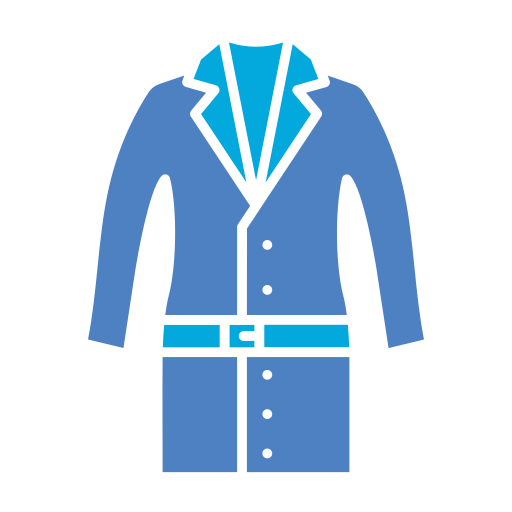 abrigo largo Generic Blue icono