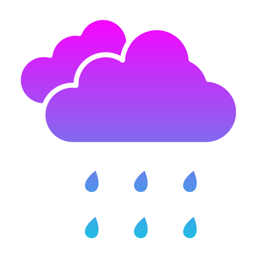 deszcz Generic Gradient ikona
