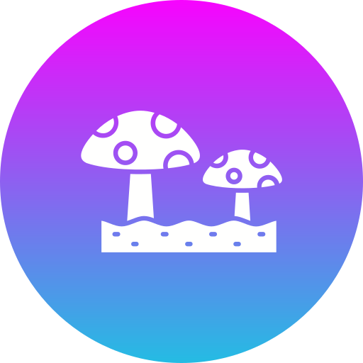 Mushroom Generic Flat Gradient icon