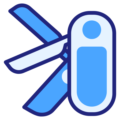 Swiss army Generic Blue icon