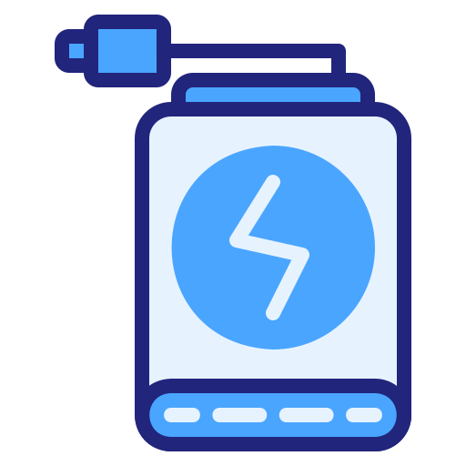 banco de energía Generic Blue icono