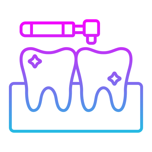 limpieza dental Generic Gradient icono