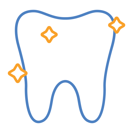 зуб Generic Outline Color иконка