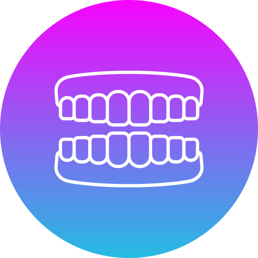 Зубы Generic Flat Gradient иконка
