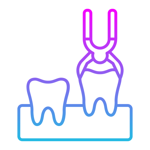 extracción dental Generic Gradient icono