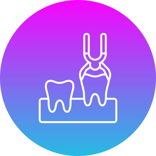 Удаление зуба Generic Flat Gradient иконка