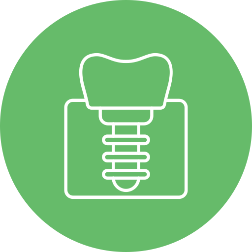 Зубной имплантат Generic Flat иконка