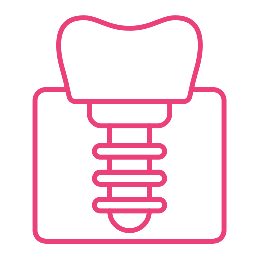 Dental implant Generic Simple Colors icon