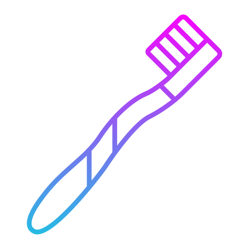 cepillo de dientes Generic Gradient icono