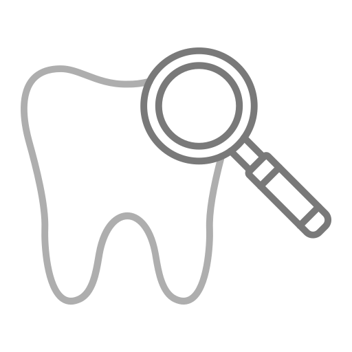 chequeo dental Generic Grey icono