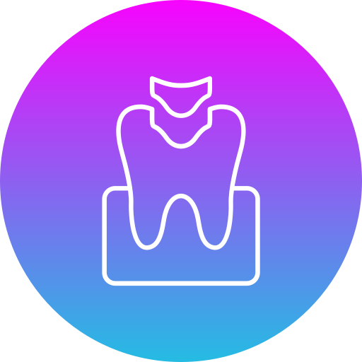 wypełnienie stomatologiczne Generic Flat Gradient ikona