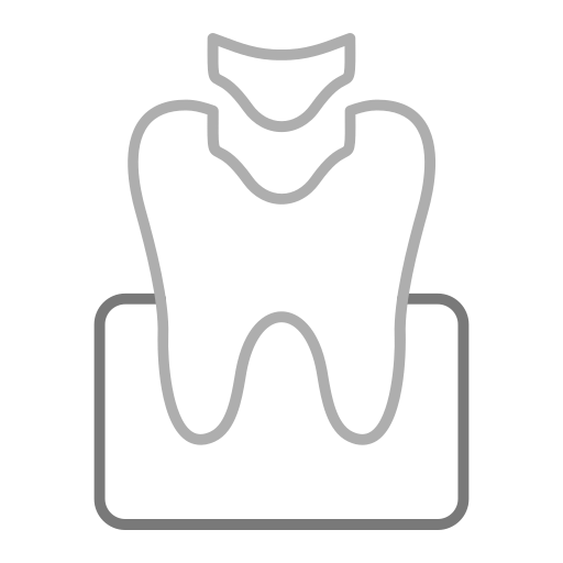 Стоматологическая пломба Generic Grey иконка