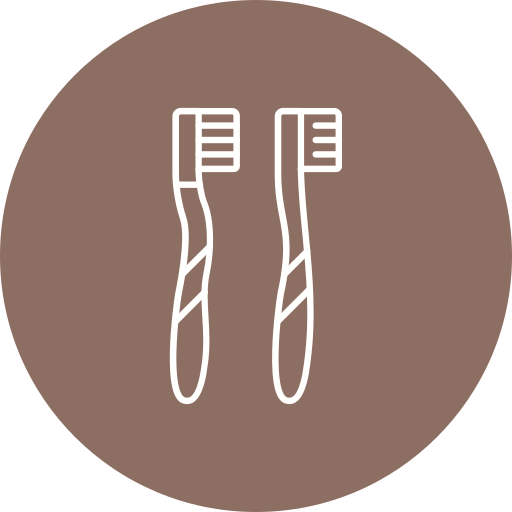 spazzolini da denti Generic Flat icona