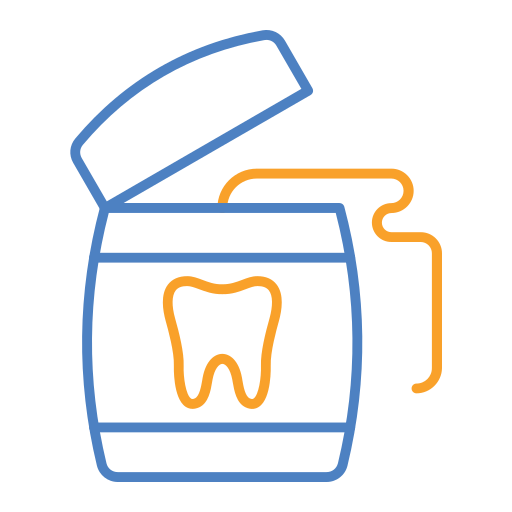 hilo dental Generic Outline Color icono
