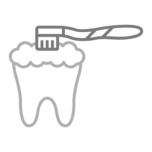 mycie zębów Generic Grey ikona