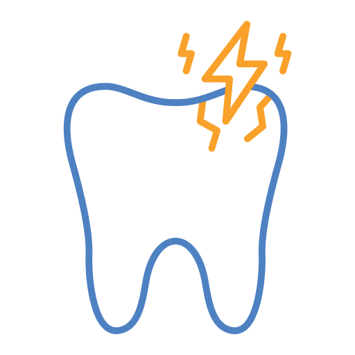 mal di denti Generic Outline Color icona