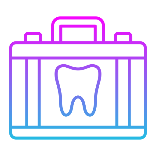 kit dental Generic Gradient icono
