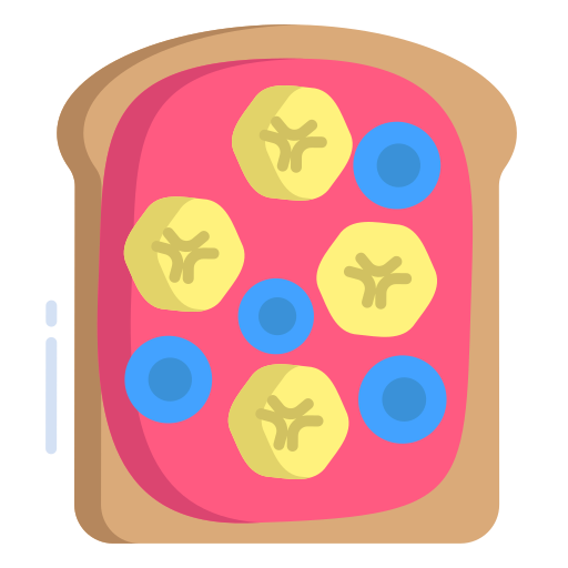 geroosterd brood Generic color fill icoon