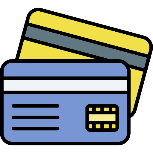 kredietkaart Generic Outline Color icoon