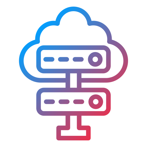 serveur cloud Generic Gradient Icône