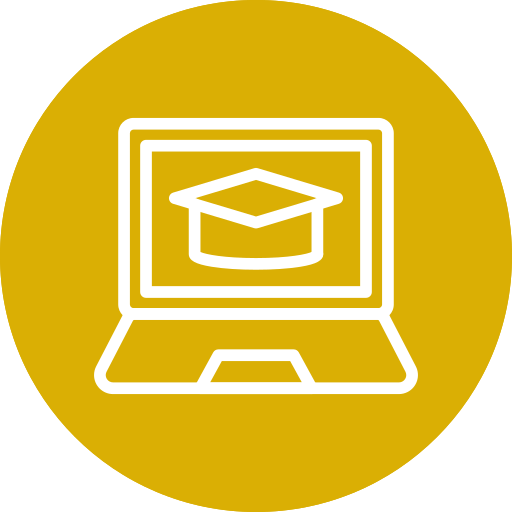 Online Learning Generic Flat icon