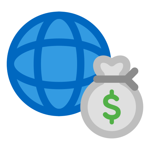 Global economy Generic Outline Color icon