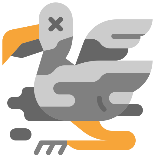 Pajaro muerto Generic Flat icono