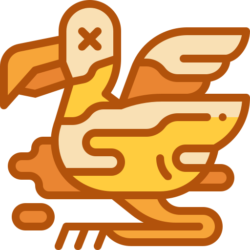 Dead bird Generic Outline Color icon