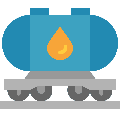 train pétrolier Generic Flat Icône