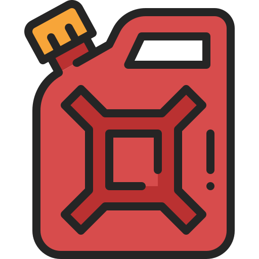 Gas can Generic Outline Color icon