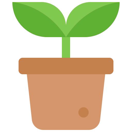 Горшок для растений Generic Flat иконка
