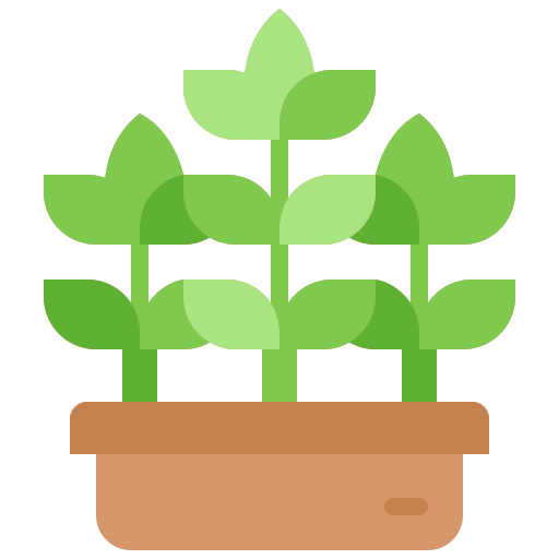 plant in bloempot Generic Flat icoon