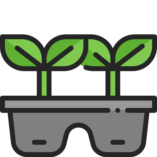 Seedling tray Generic Outline Color icon