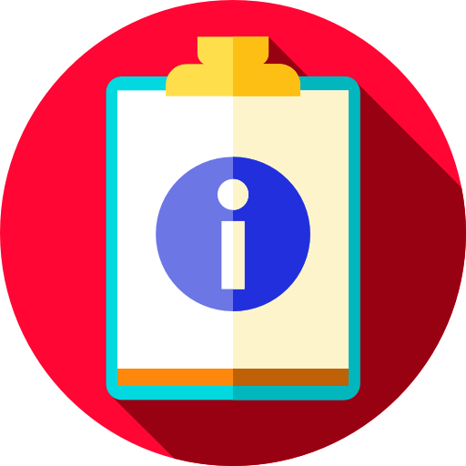 Clipboard Flat Circular Flat icon