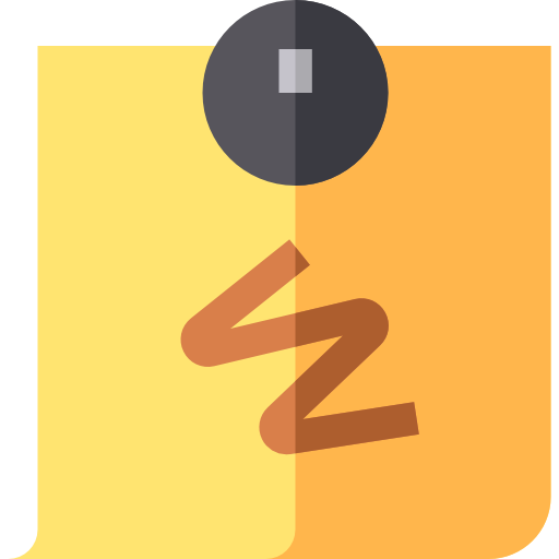 Push pin Basic Straight Flat icon