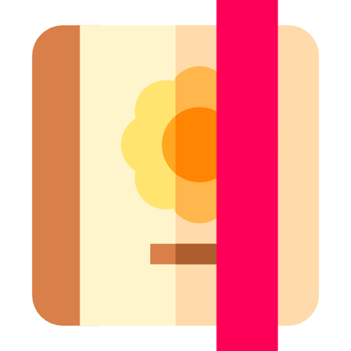 diario Basic Straight Flat icono