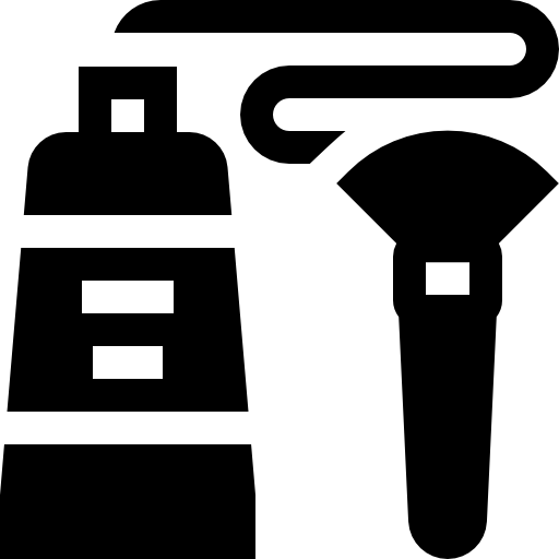 튜브 Basic Straight Filled icon