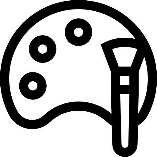 カラーパレット Basic Straight Lineal icon