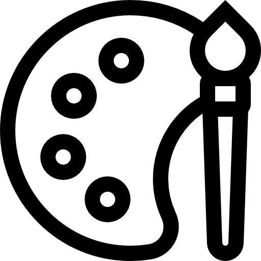 カラーパレット Basic Straight Lineal icon