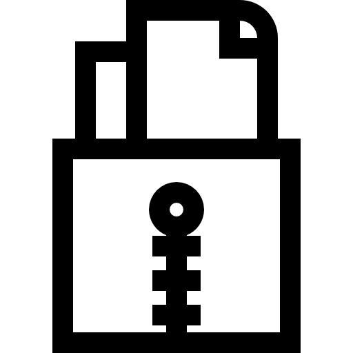 código postal Basic Straight Lineal icono