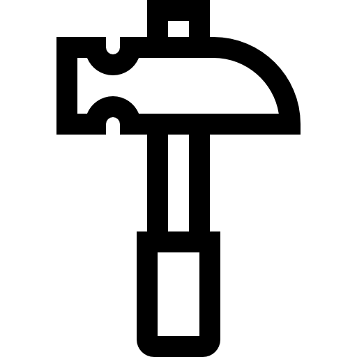 ハンマー Basic Straight Lineal icon